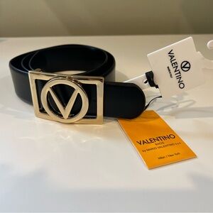 Valentino Belt, Black, Size S